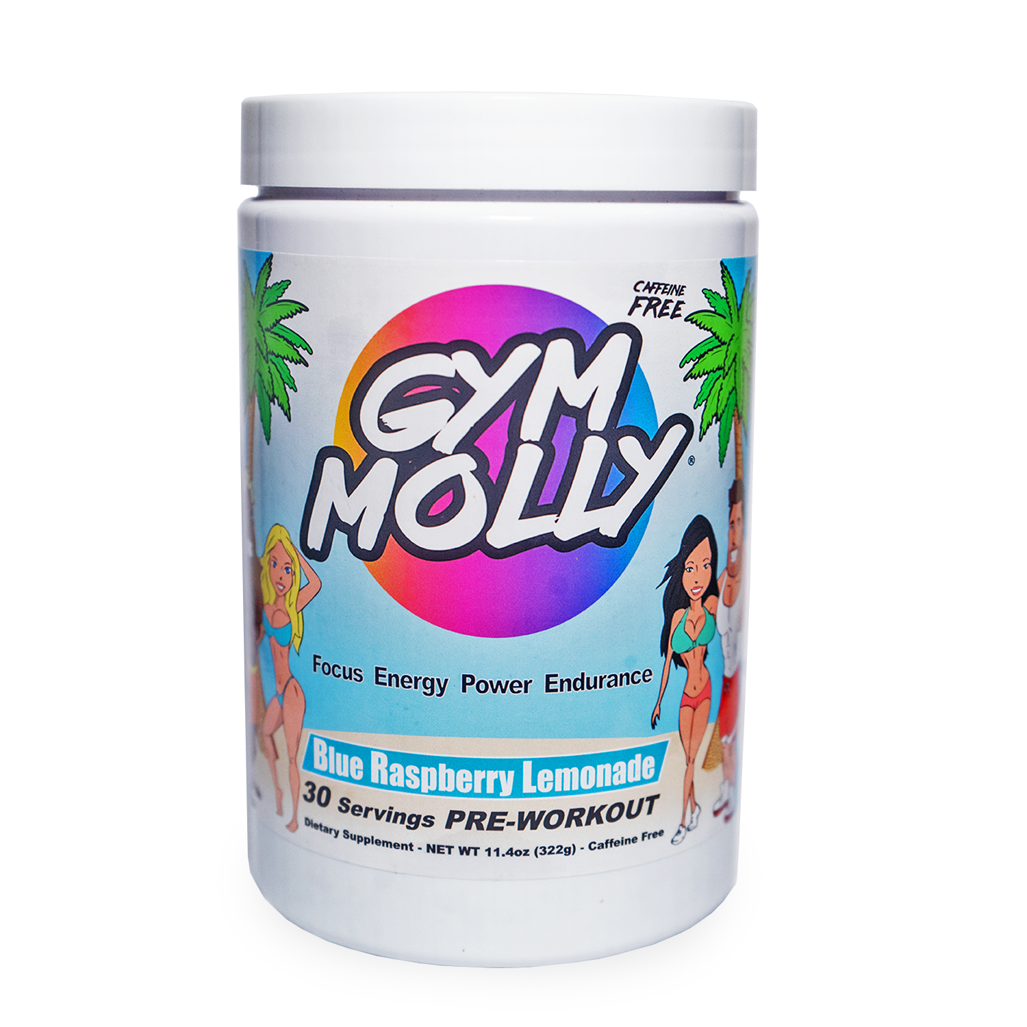 Gym Molly - Blue Raspberry Lemonade - Caffeine Free