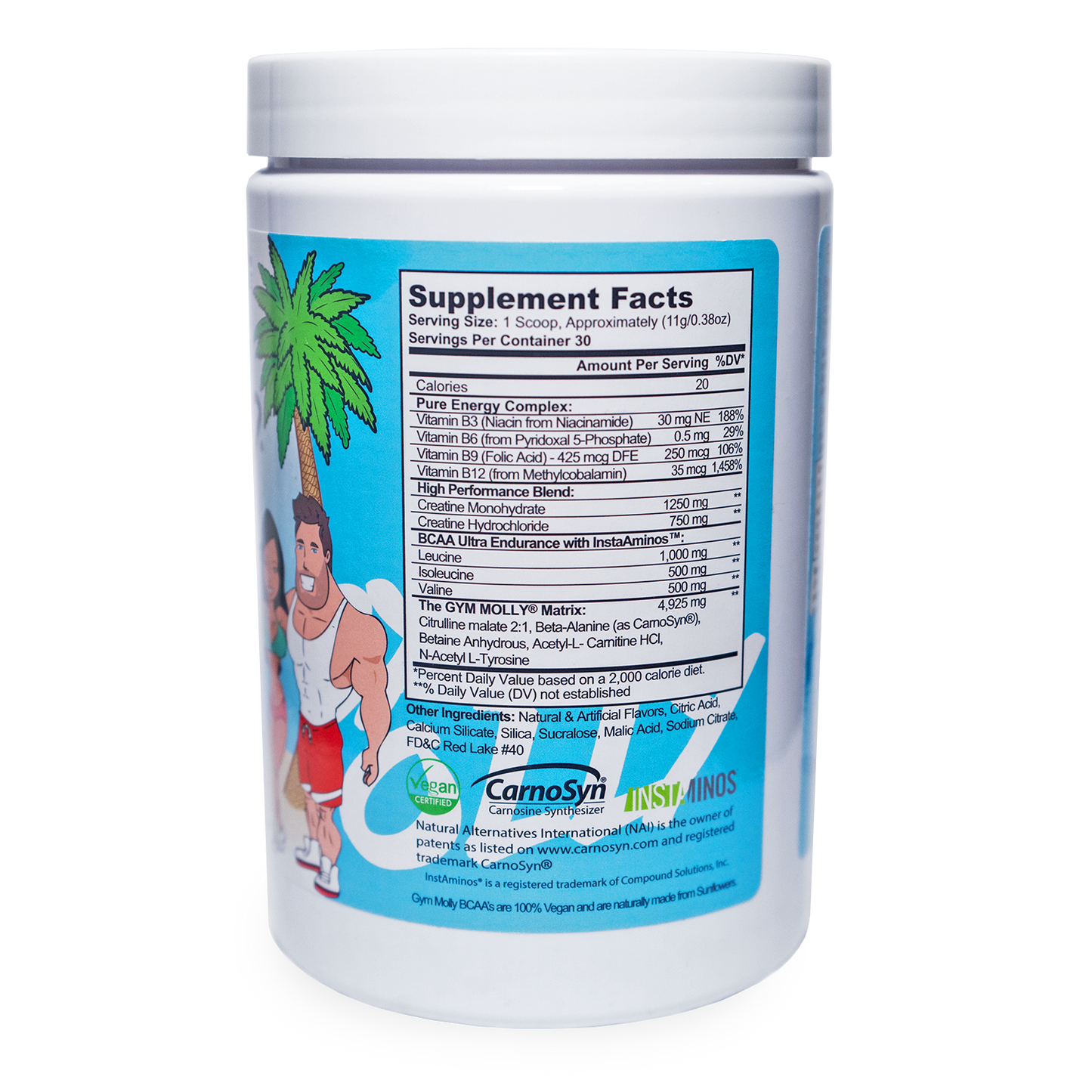 Gym Molly - Blue Raspberry Lemonade - Caffeine Free