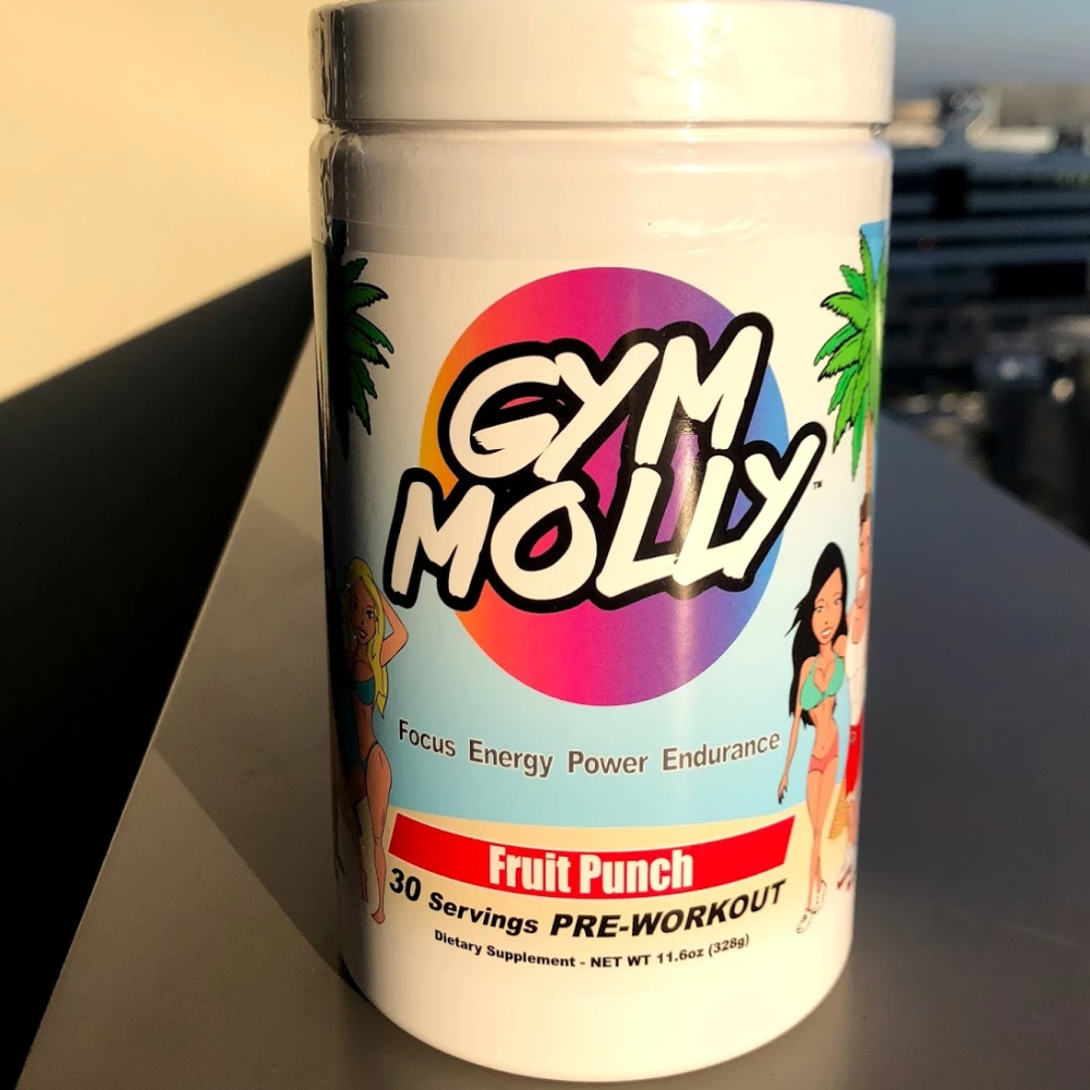 Gym Molly Fruit Punch Bottle