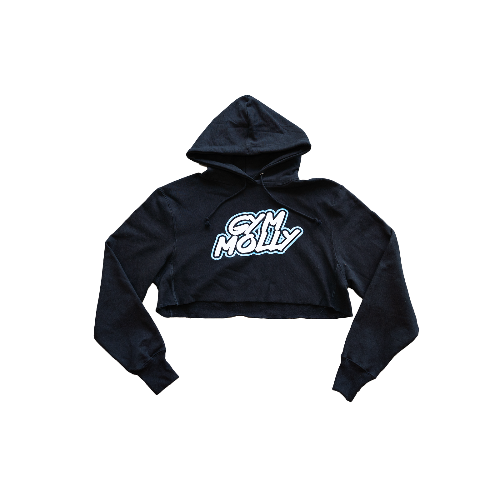 Gym Molly Champion Crop Top Hoodie Sweatshirt