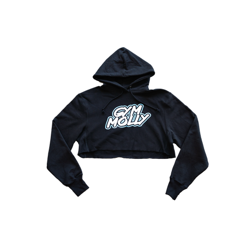 Gym Molly Champion Crop Top Hoodie Sweatshirt
