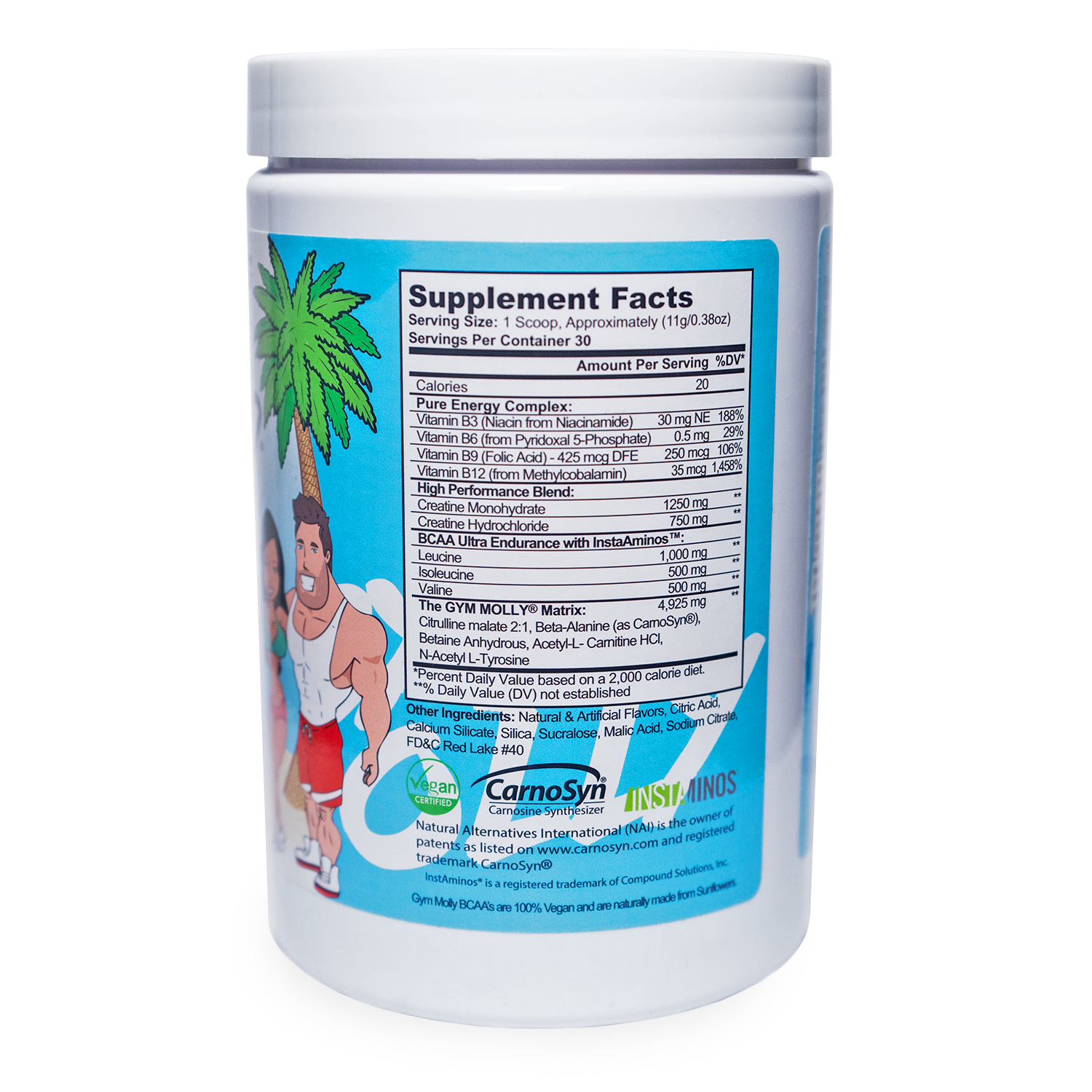 Gym Molly - Blue Raspberry Lemonade - Caffeine Free