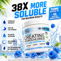 Gym Molly Blue Raspberry Creatine Hydrochloride Powder
