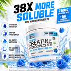 Gym Molly Blue Raspberry Creatine Hydrochloride Powder