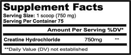 Gym Molly Creatine Hydrochloride Powder