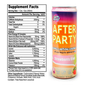 After Party Strawberry Kiwi Supplement Facts