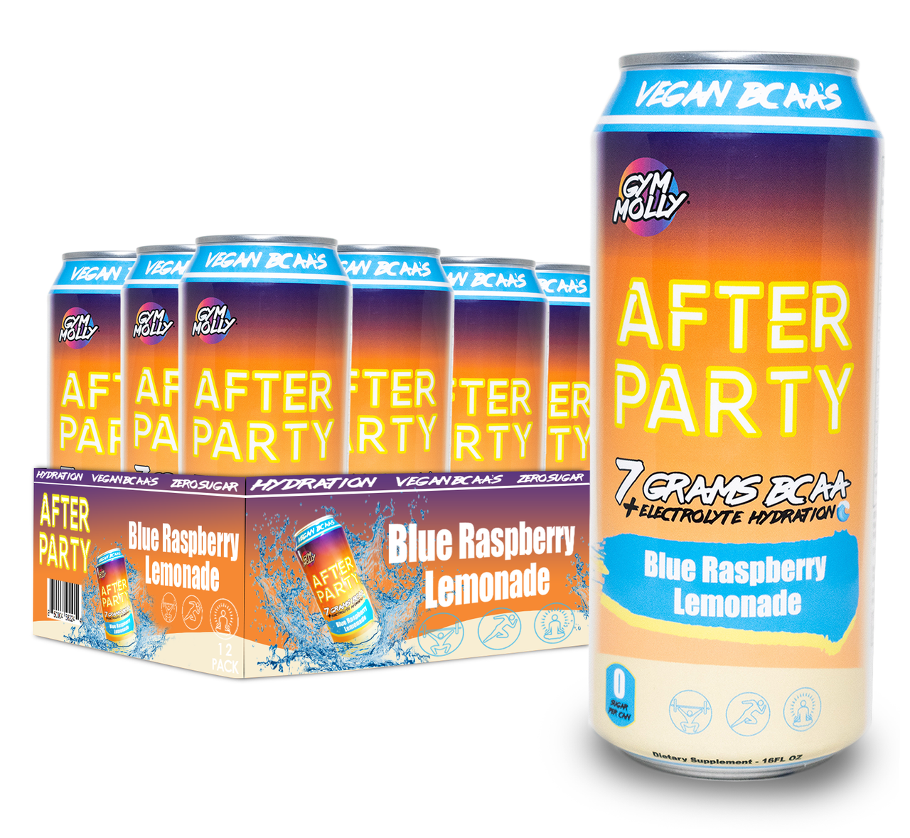 After Party Hydration - 7g BCAA Fitness Cans