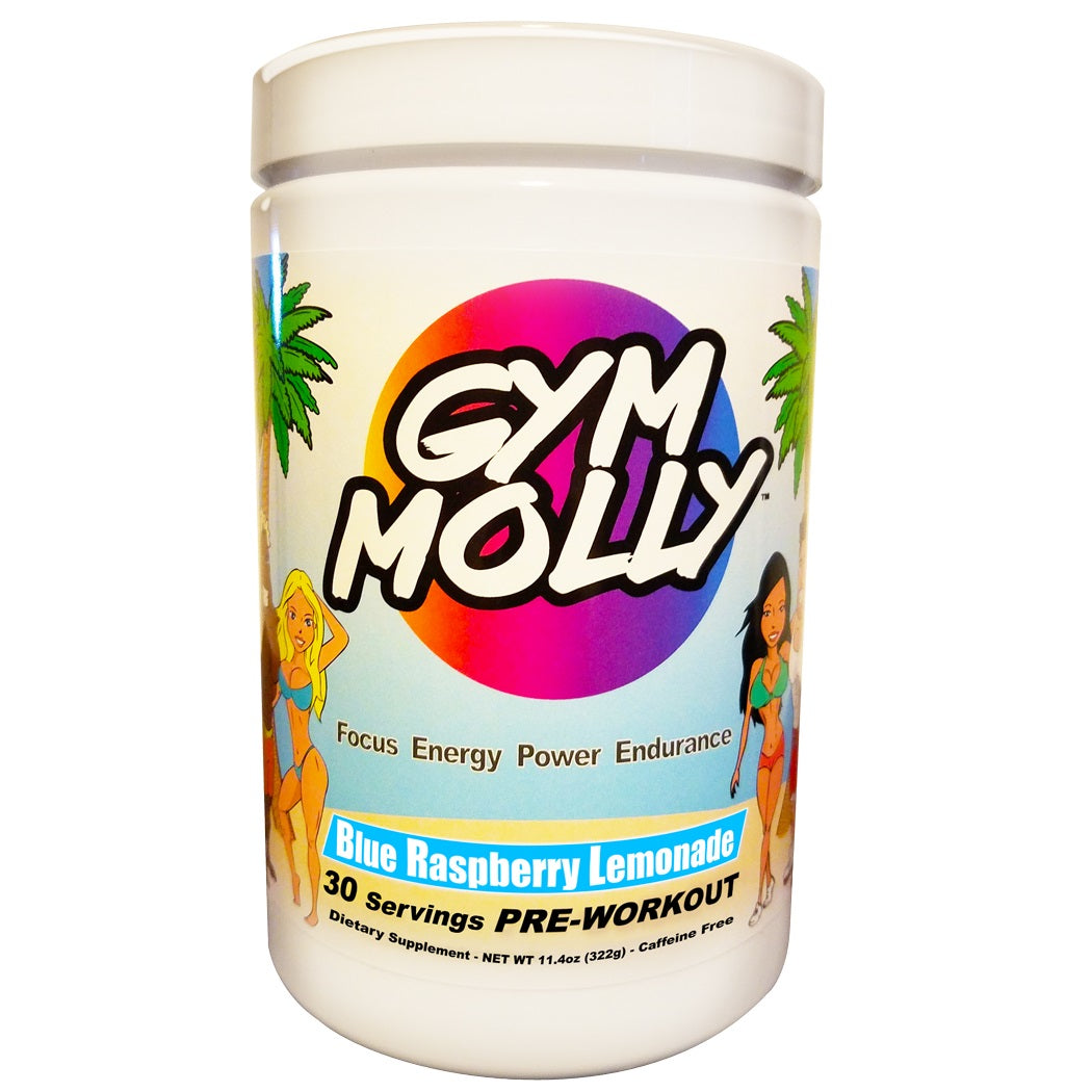 Gym Molly Blue Raspberry Lemonade Caffeine Free