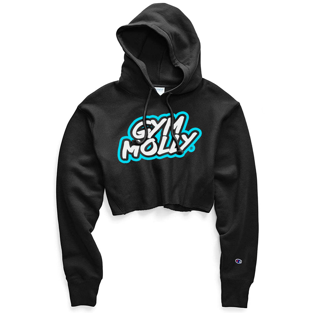 Gym Molly Champion Crop Top Hoodie Sweatshirt